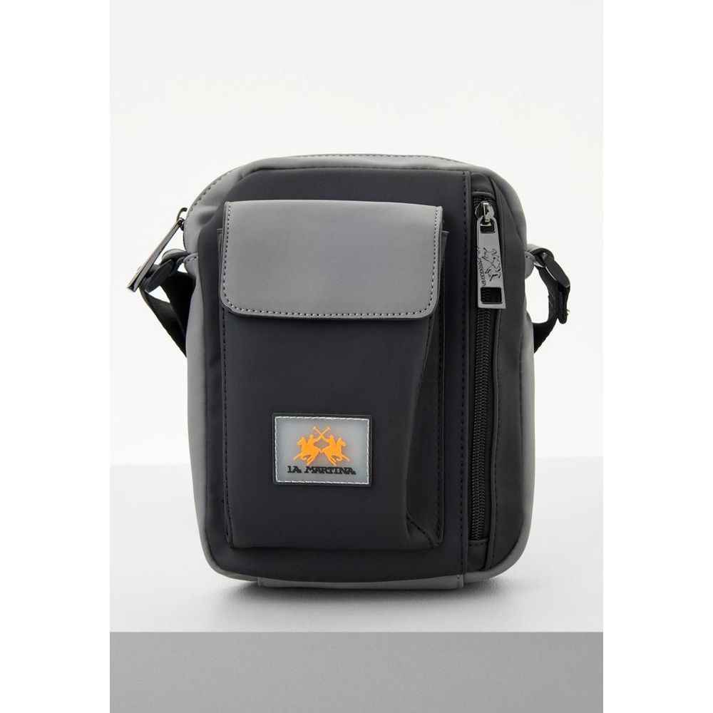 Bicolor Polyethylene Crossbody Bag