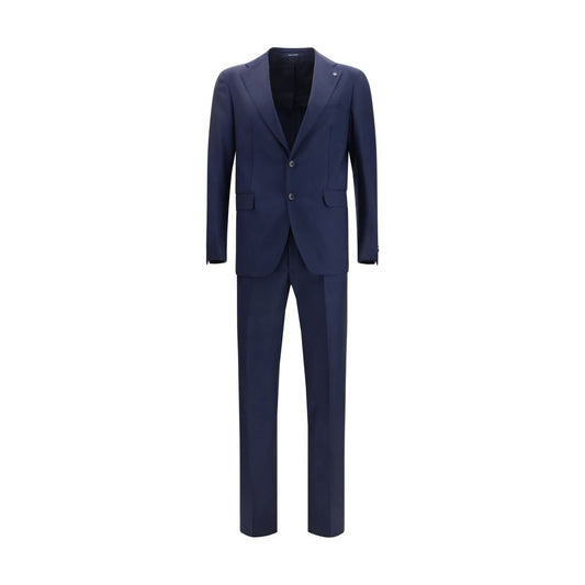 Blue Wool Two-Piece Suit