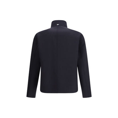 Blue Elastane Coat
