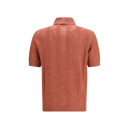 Orange Denim Shirt