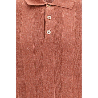Orange Denim Shirt