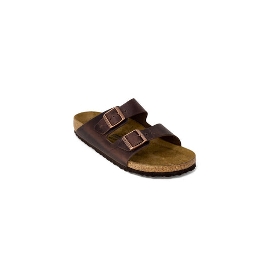 Brown Leather Slippers