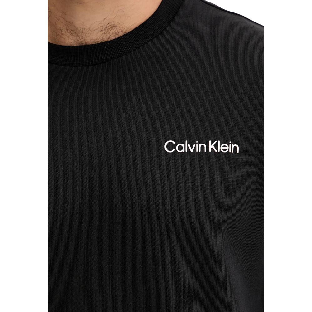Black Cotton Sweatshirt