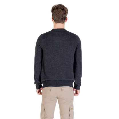 Black Nylon Sweatshirt