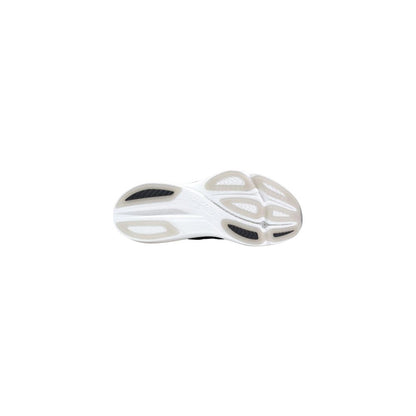Black And White Textile Athletic Sneakers