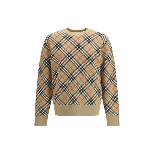 Beige Cotton Sweatshirt