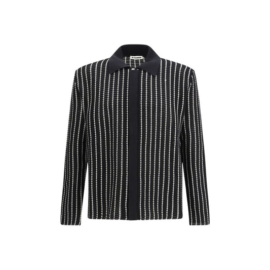 Black Cotton Cardigan