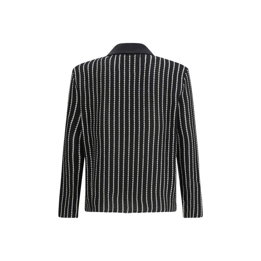 Black Cotton Cardigan