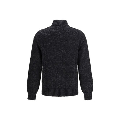 Black Cotton Sweatshirt
