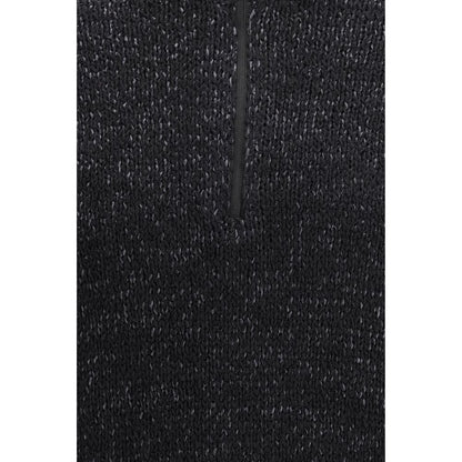 Black Cotton Sweatshirt