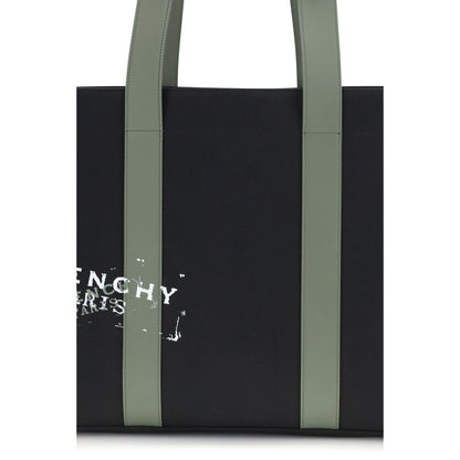 Black Cotton Shoulder Bag