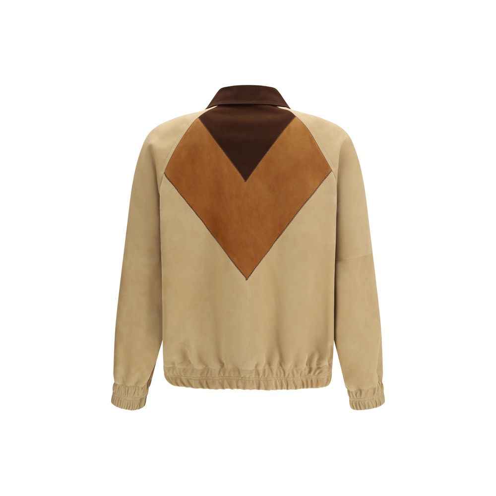 Brown Goatskin Biker Jacket