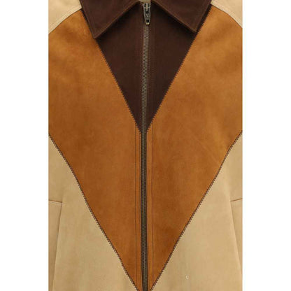 Brown Goatskin Biker Jacket