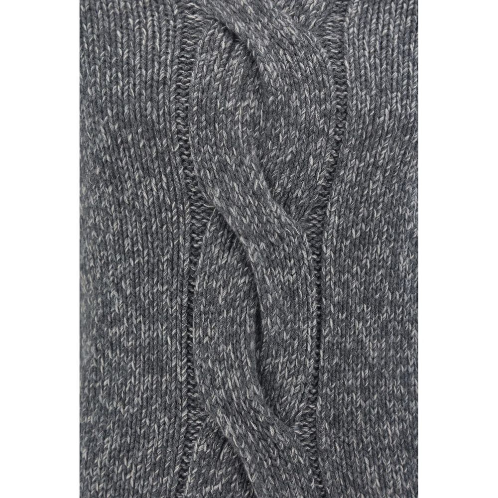 Gray Cashmere Sweater