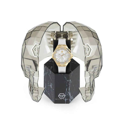 White Synthetic Dress Watch