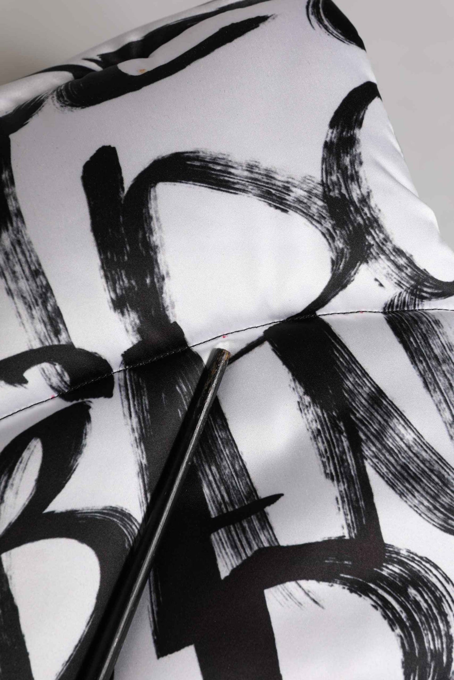 White Logo Print Whole Head Wrap Capello Hat
