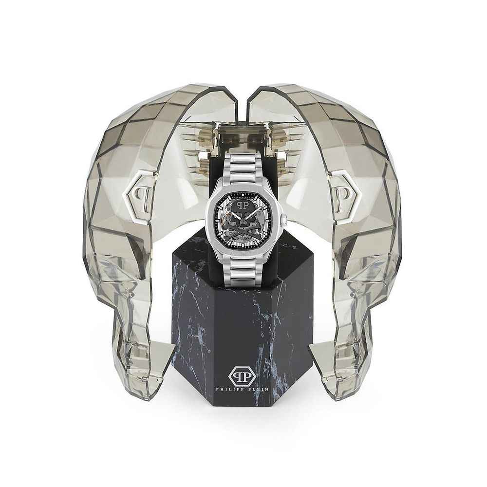 Gray Stainless Steel Dress Watch
