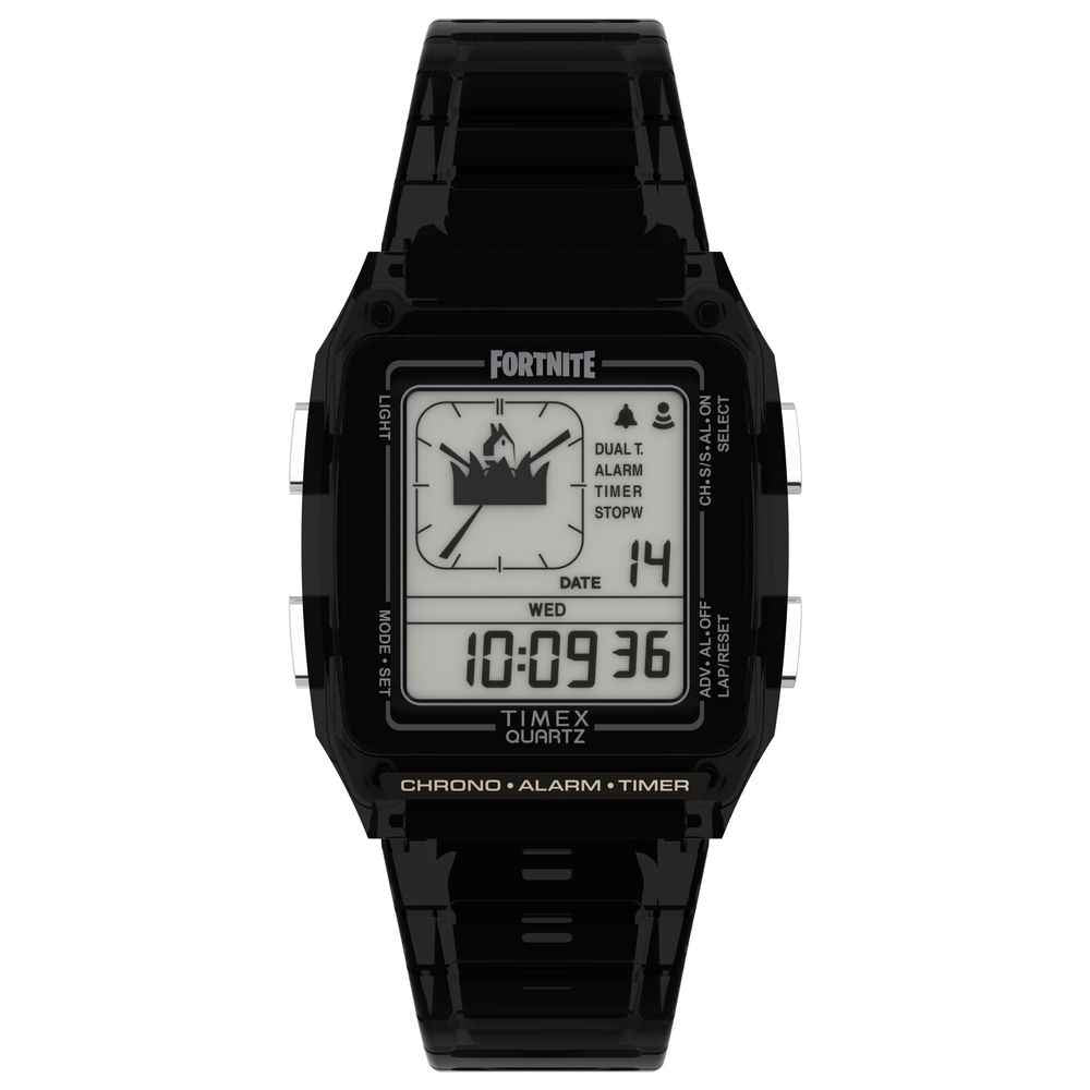Black Rubber Digital Watch