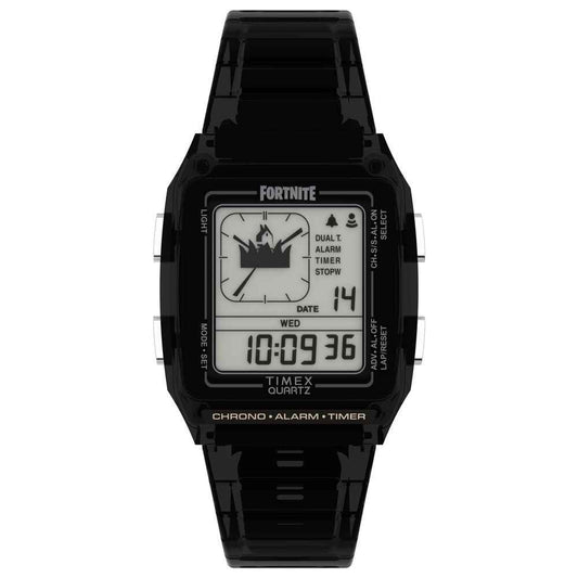 Black Rubber Digital Watch