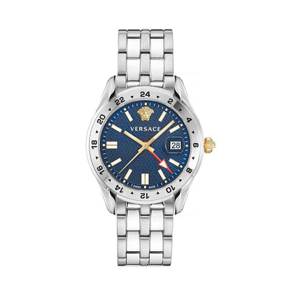 Gray Stainless Steel Dress Watch