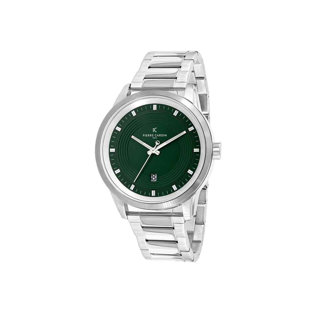 Gray Stainless Steel Dress Watch