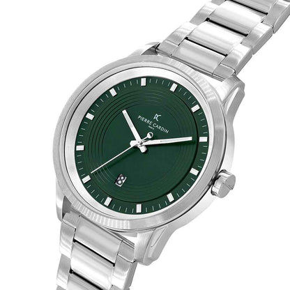 Gray Stainless Steel Dress Watch