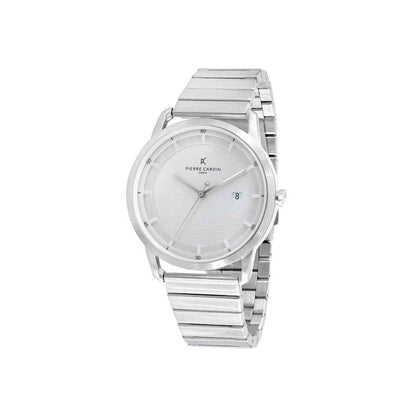 Gray Stainless Steel Dress Watch