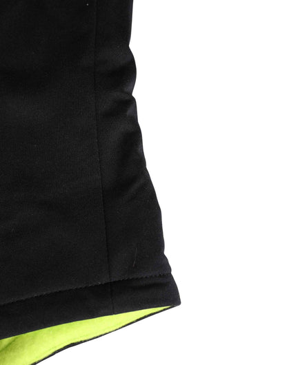 Men Black Polyester Knitted Bucket Capello Hat