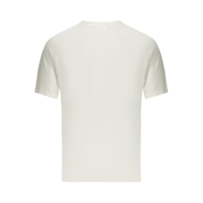 White Cotton Men T-Shirt