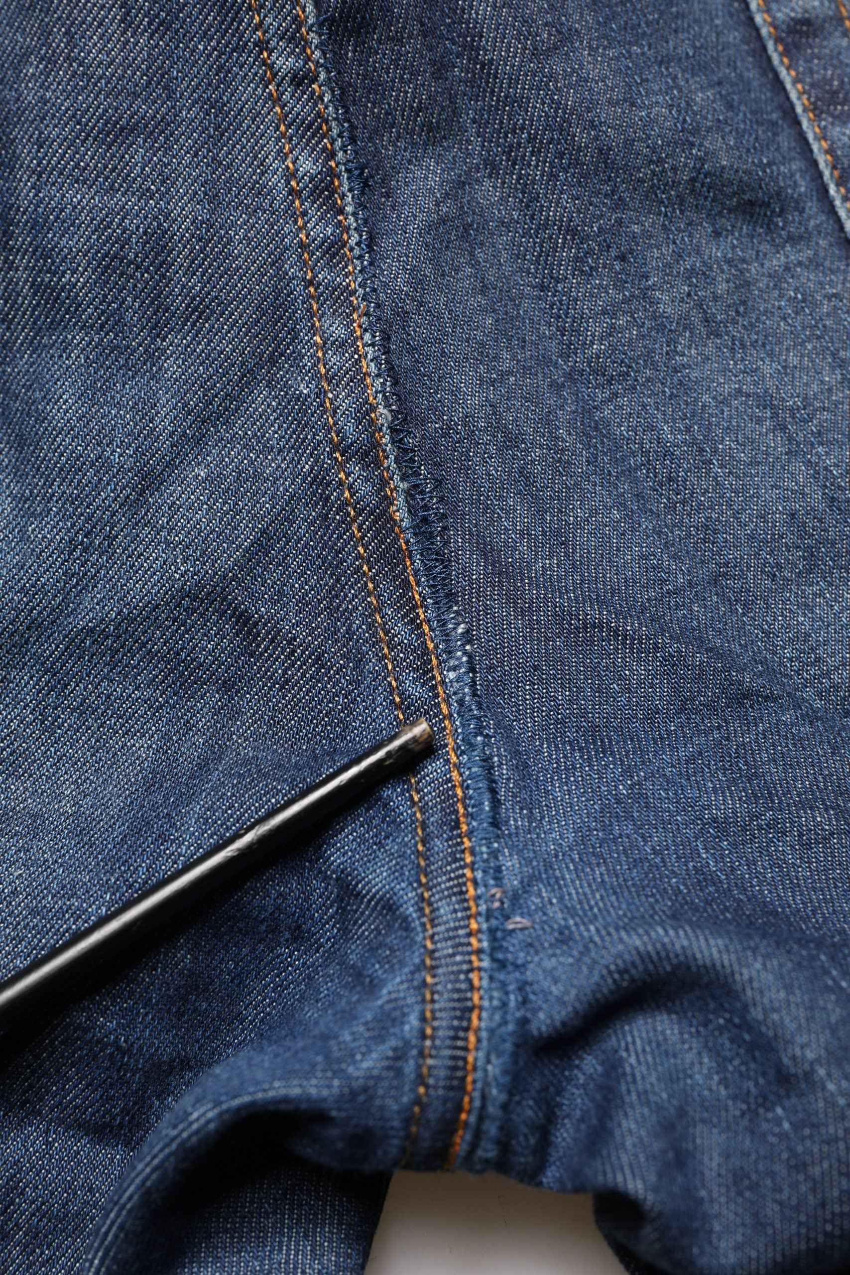 Dark Blue Washed Skinny Cotton Denim  Jeans