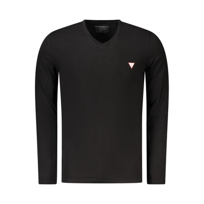 Black Cotton Men T-Shirt
