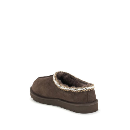 Brown Leather Mules