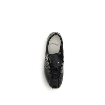 Black Calf Leather Bos Taurus Athletic Sneakers