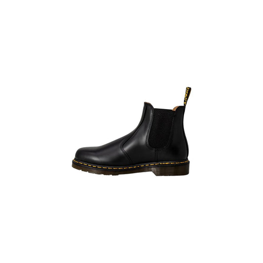 Black Polyester Chelsea Boots