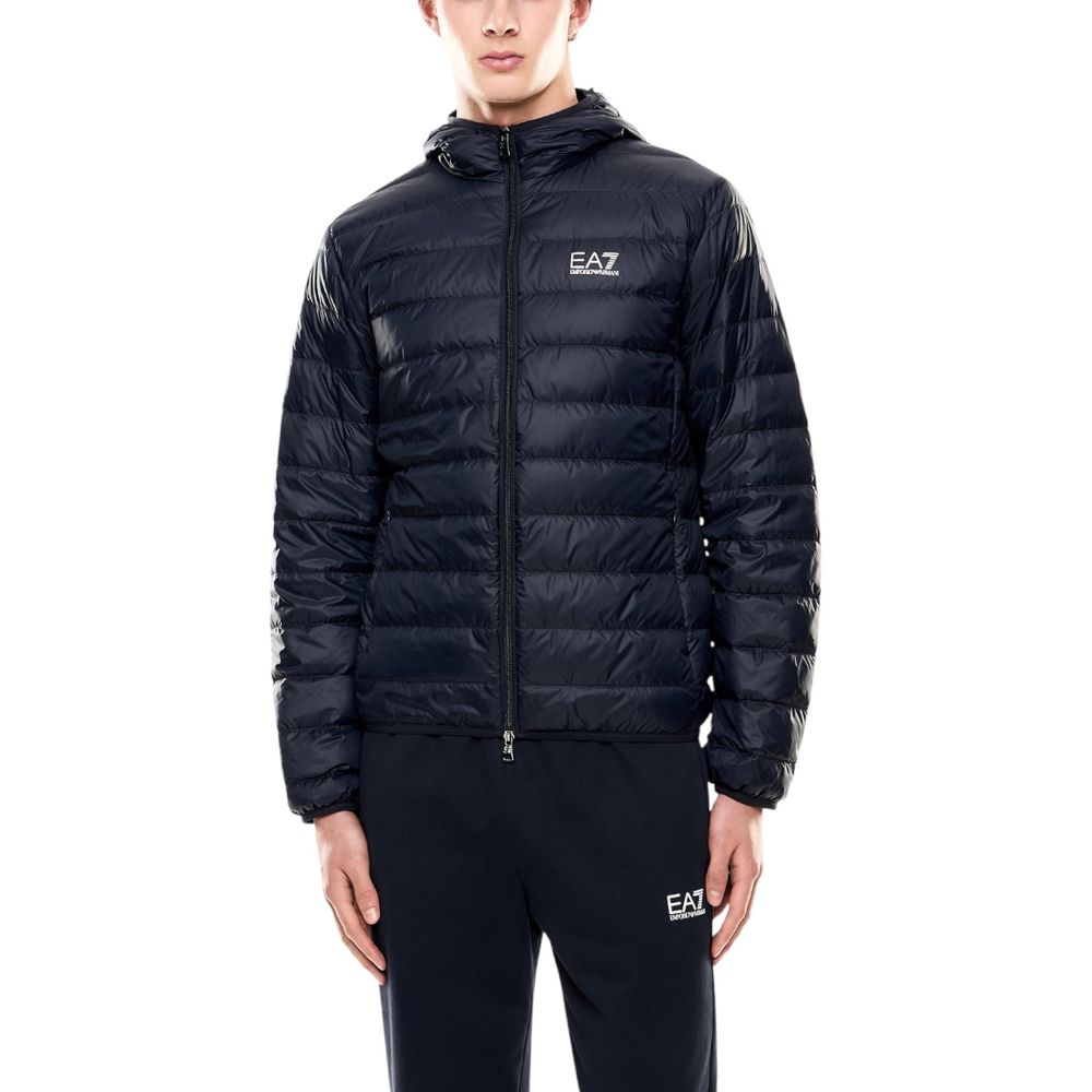 Blue Polyamide Shell Jacket