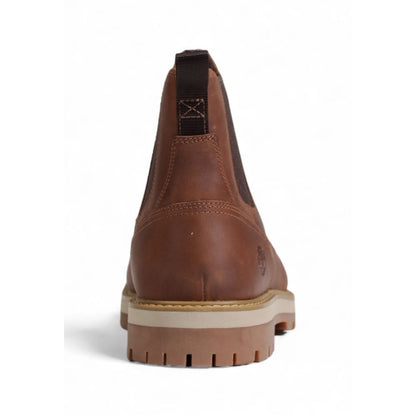 Brown Suede Leather Chelsea Boots