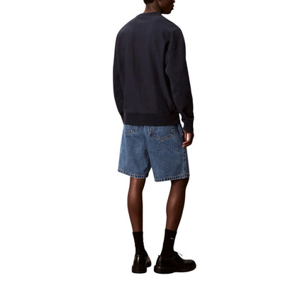 Blue Cotton Sweatshirt