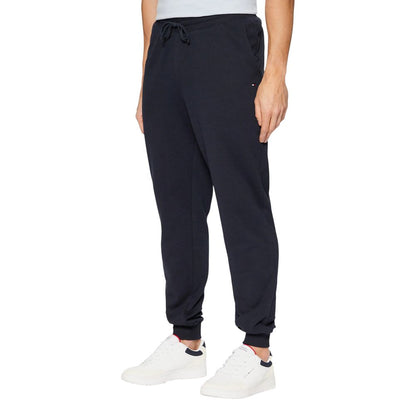 Blue Cotton Joggers (Workout Pants)