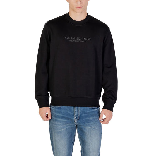 Black Cotton Sweatshirt