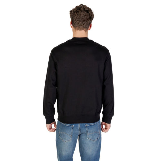 Black Cotton Sweatshirt