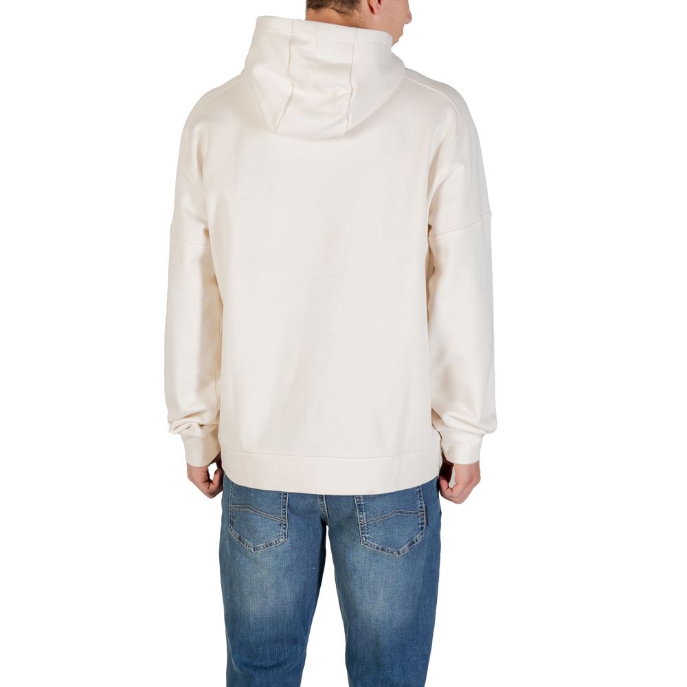 Black And White Cotton Hoodie
