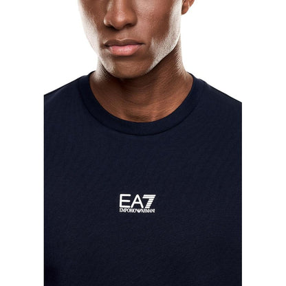Blue Cotton Sweatshirt