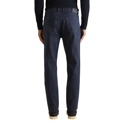 Blue Cotton Skinny Jeans