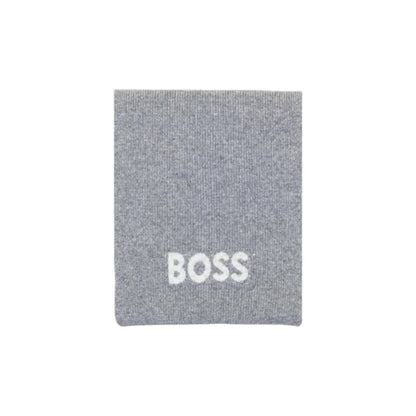 Gray Polyacrylic Scarf