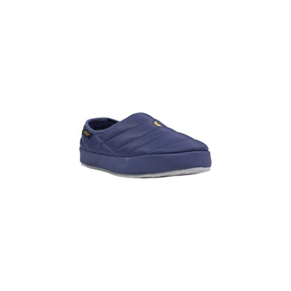 Blue Textile Slippers