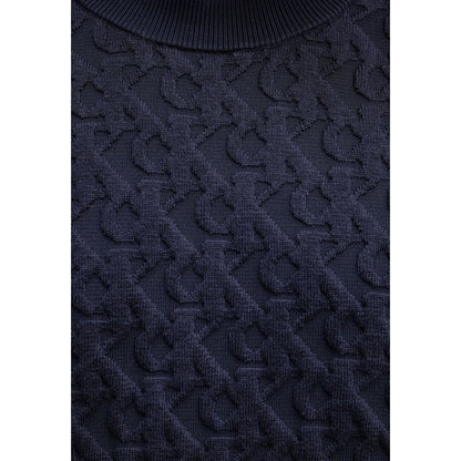 Blue Cotton Sweatshirt