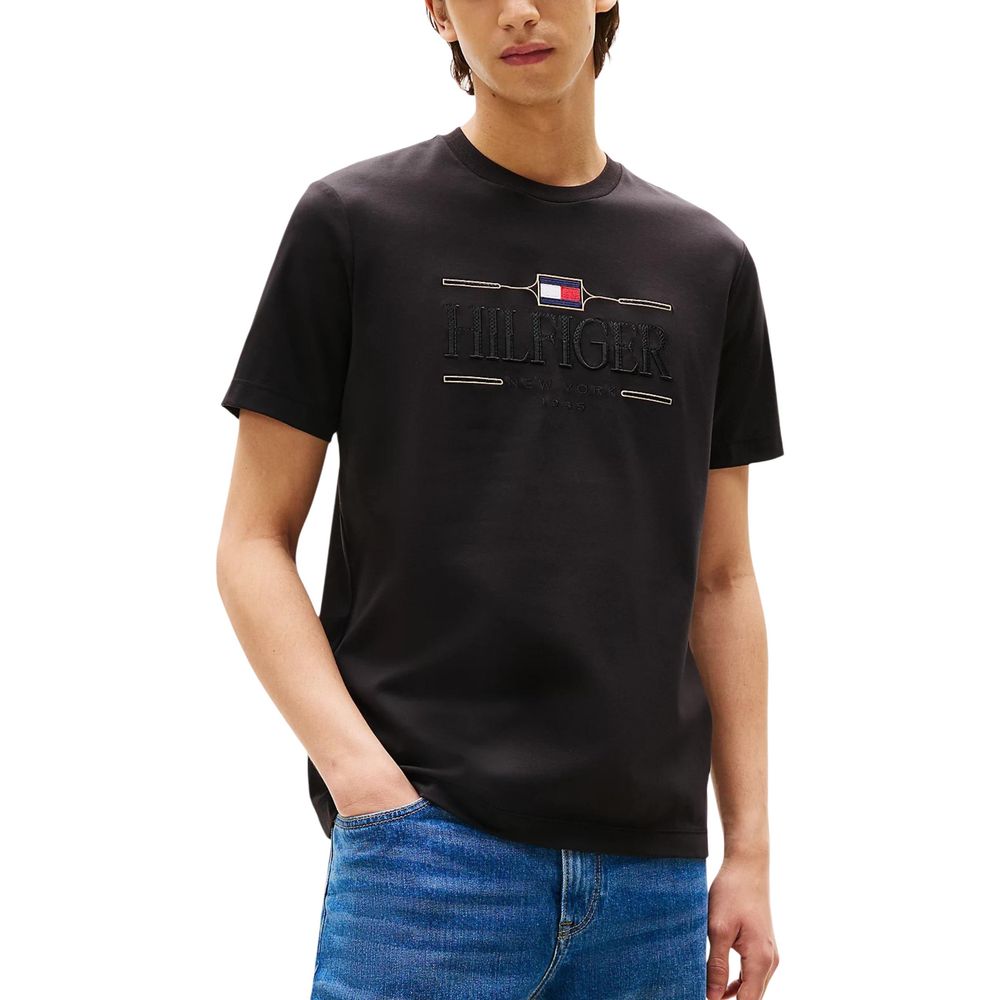Black Cotton T-Shirt