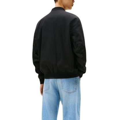 Black Recycled Cotton Bomber