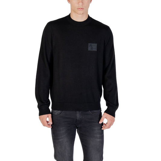 Black Marabou Sweatshirt
