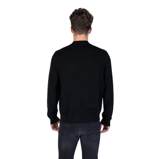 Black Marabou Sweatshirt